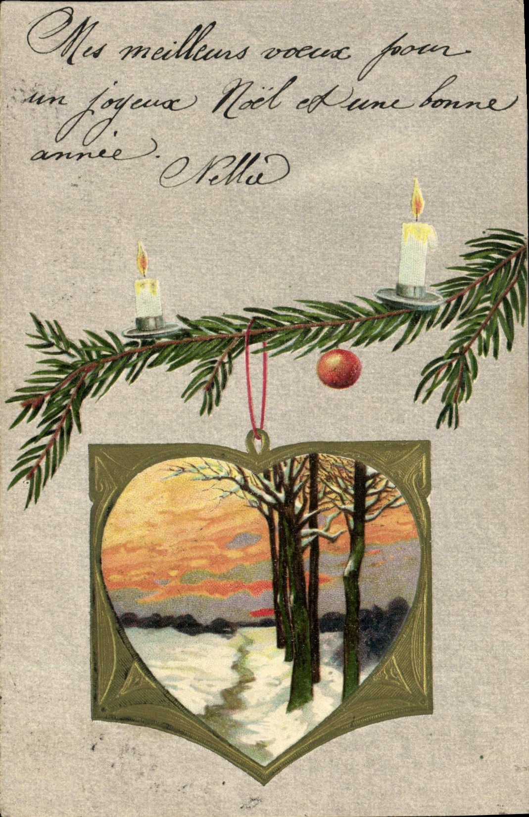 CPA Fantaisie Bonne annee