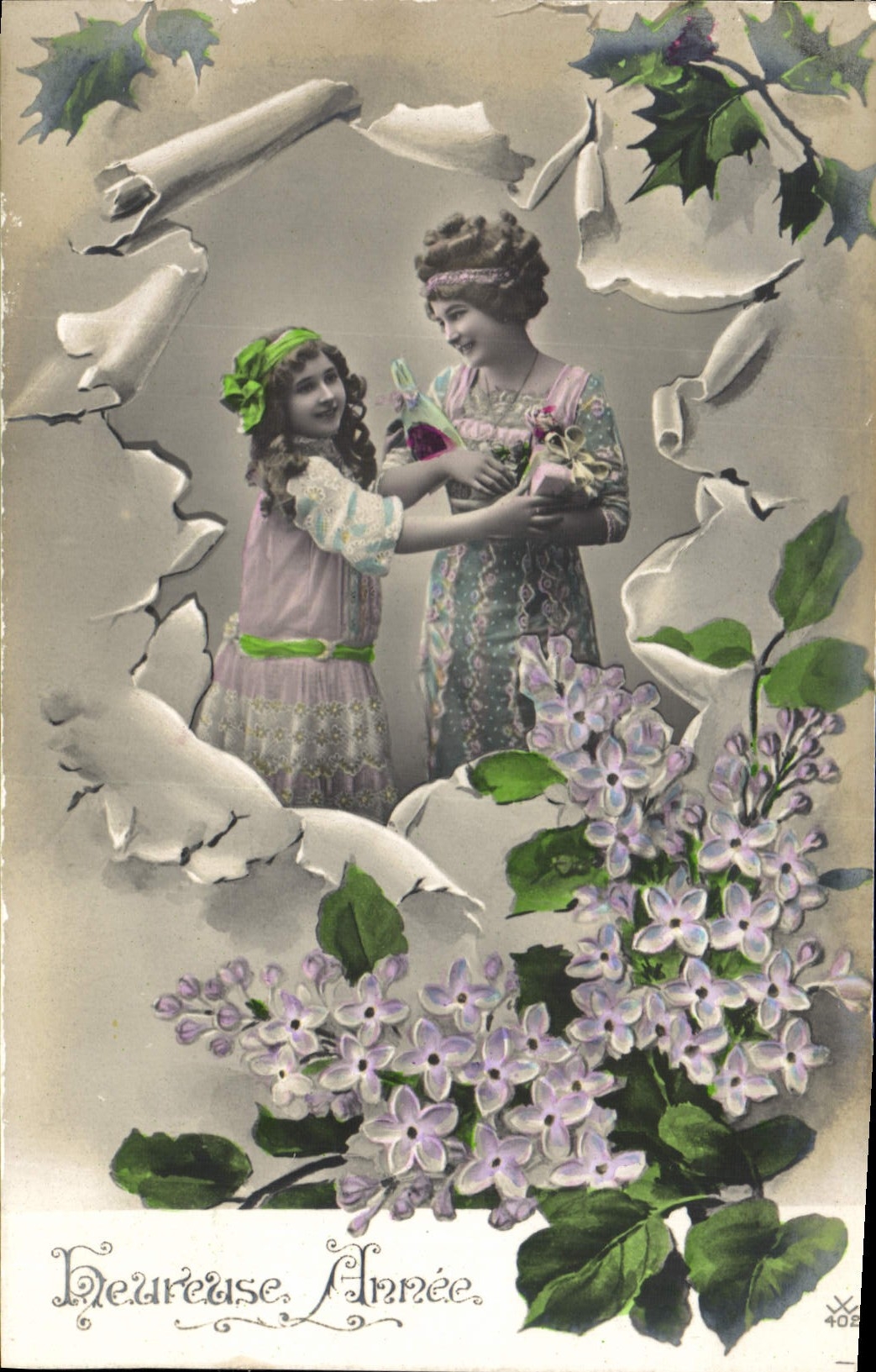 CPA Fantaisie Femme et enfant