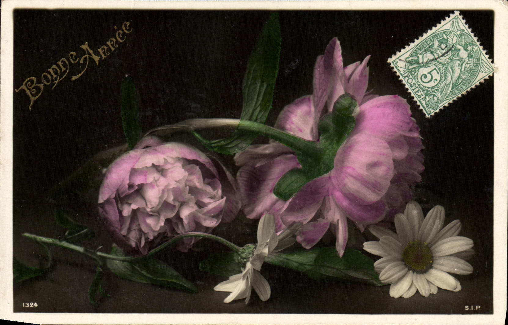 CPA Fantaisie Fleurs