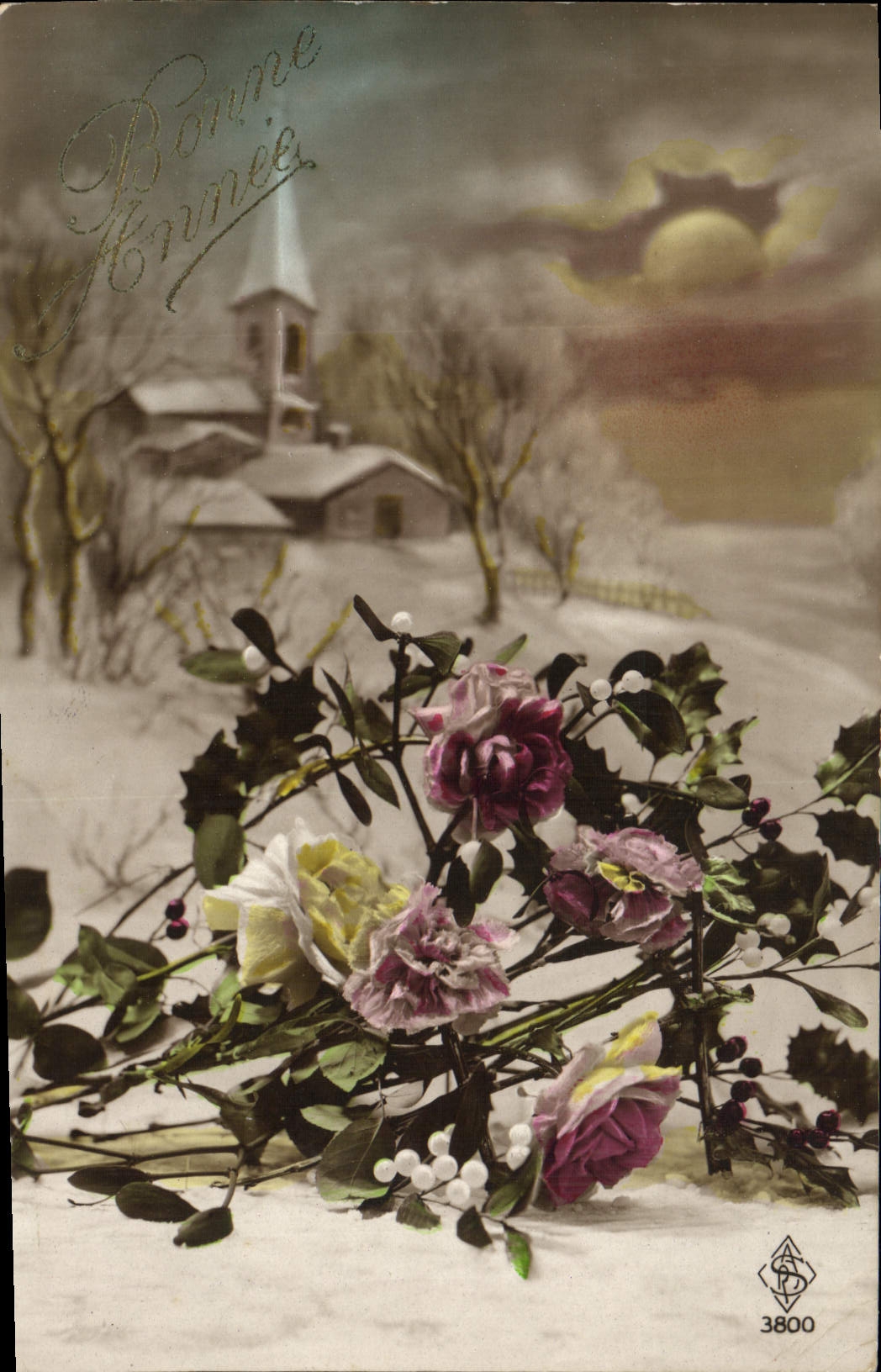 CPA Fantaisie Fleurs