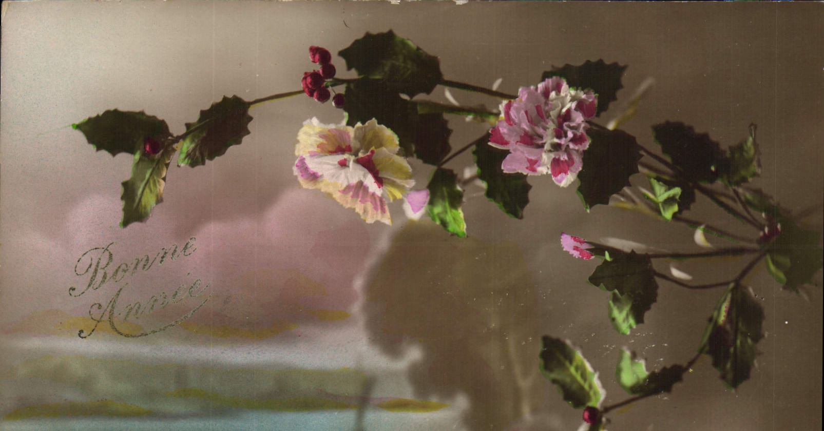 CPA Fantaisie Fleurs