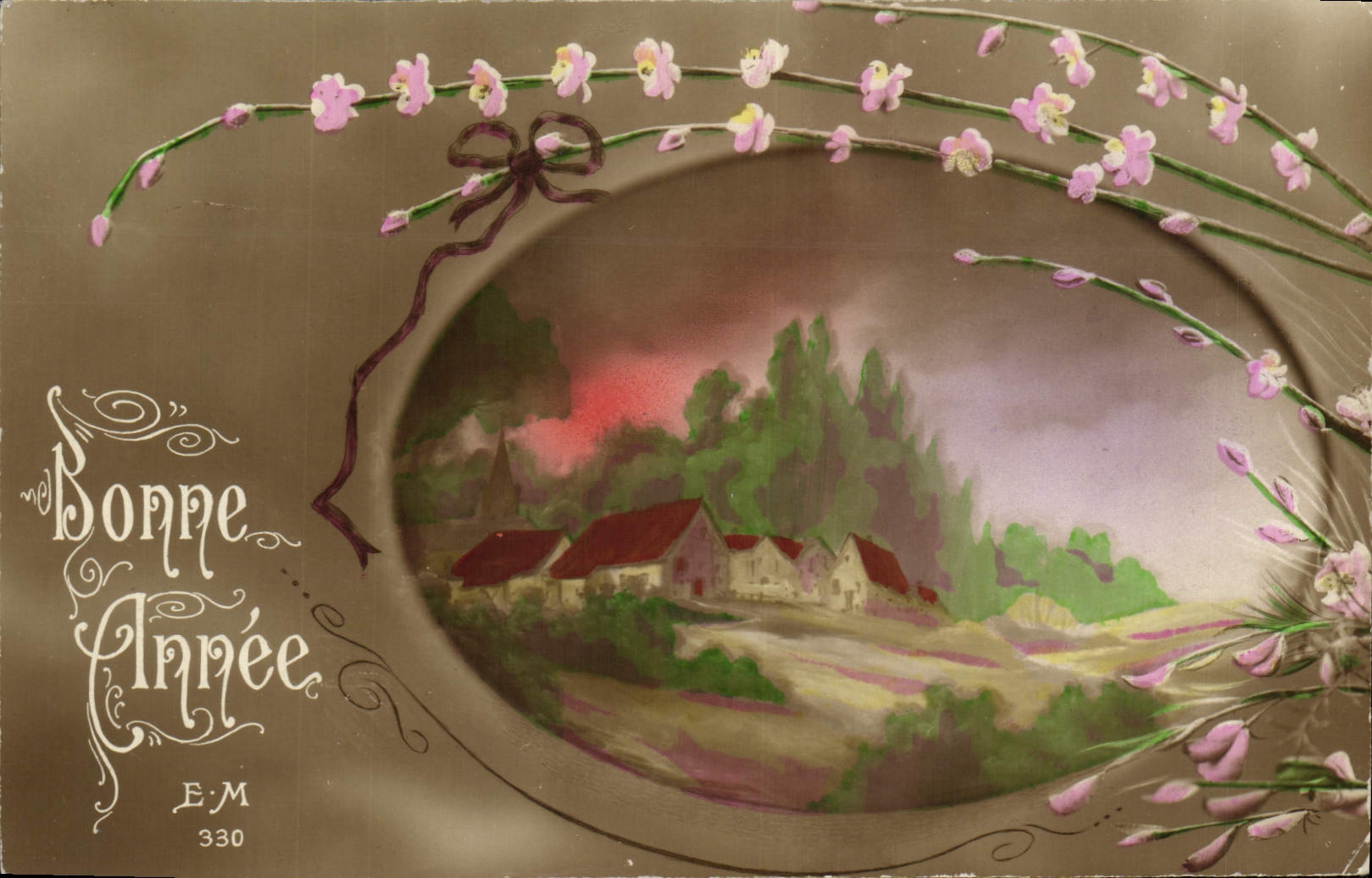 CPA Fantaisie Bonne annee