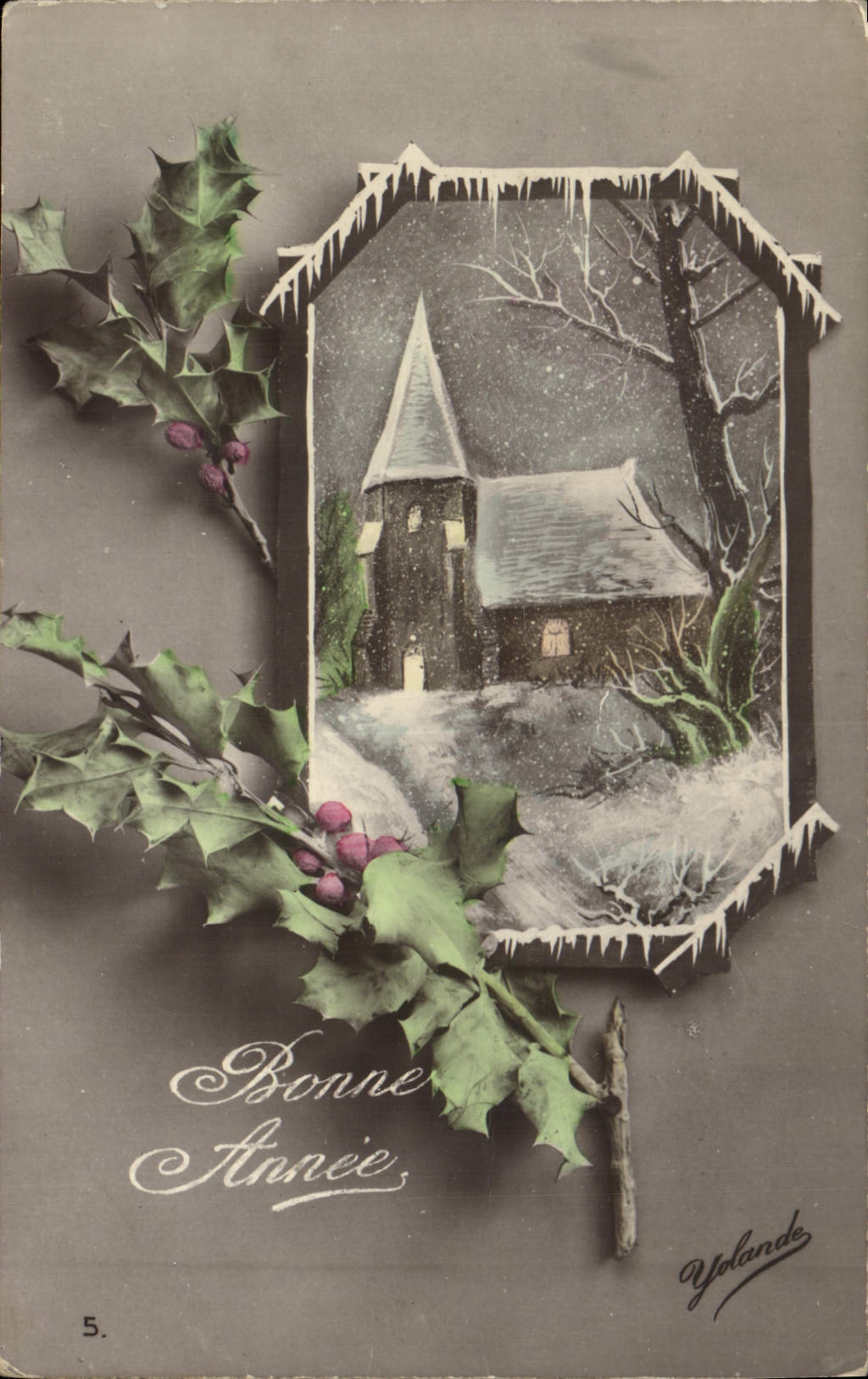 CPA Fantaisie Bonne annee