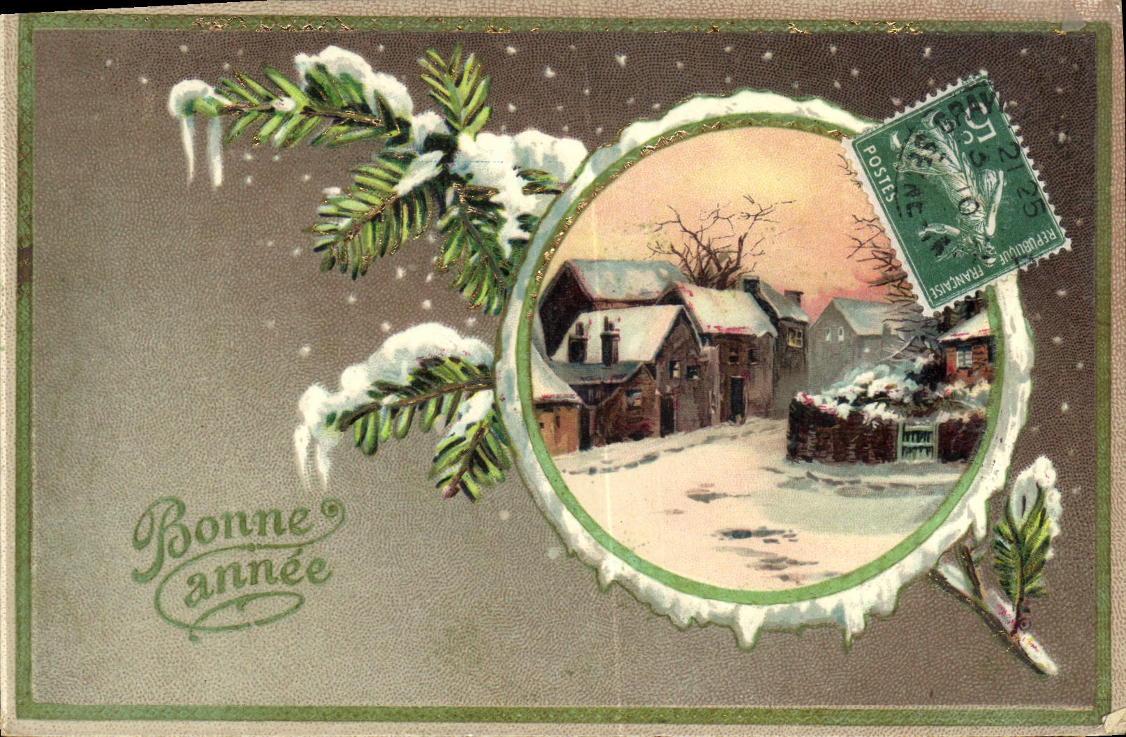 CPA Fantaisie Bonne annee