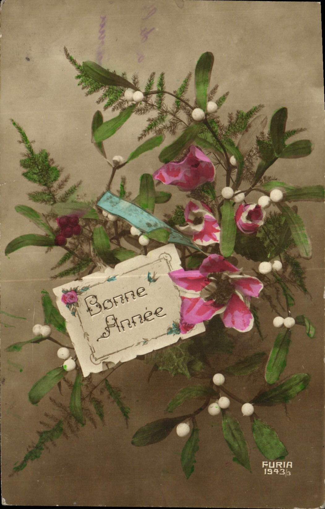 CPA Fantaisie Fleurs