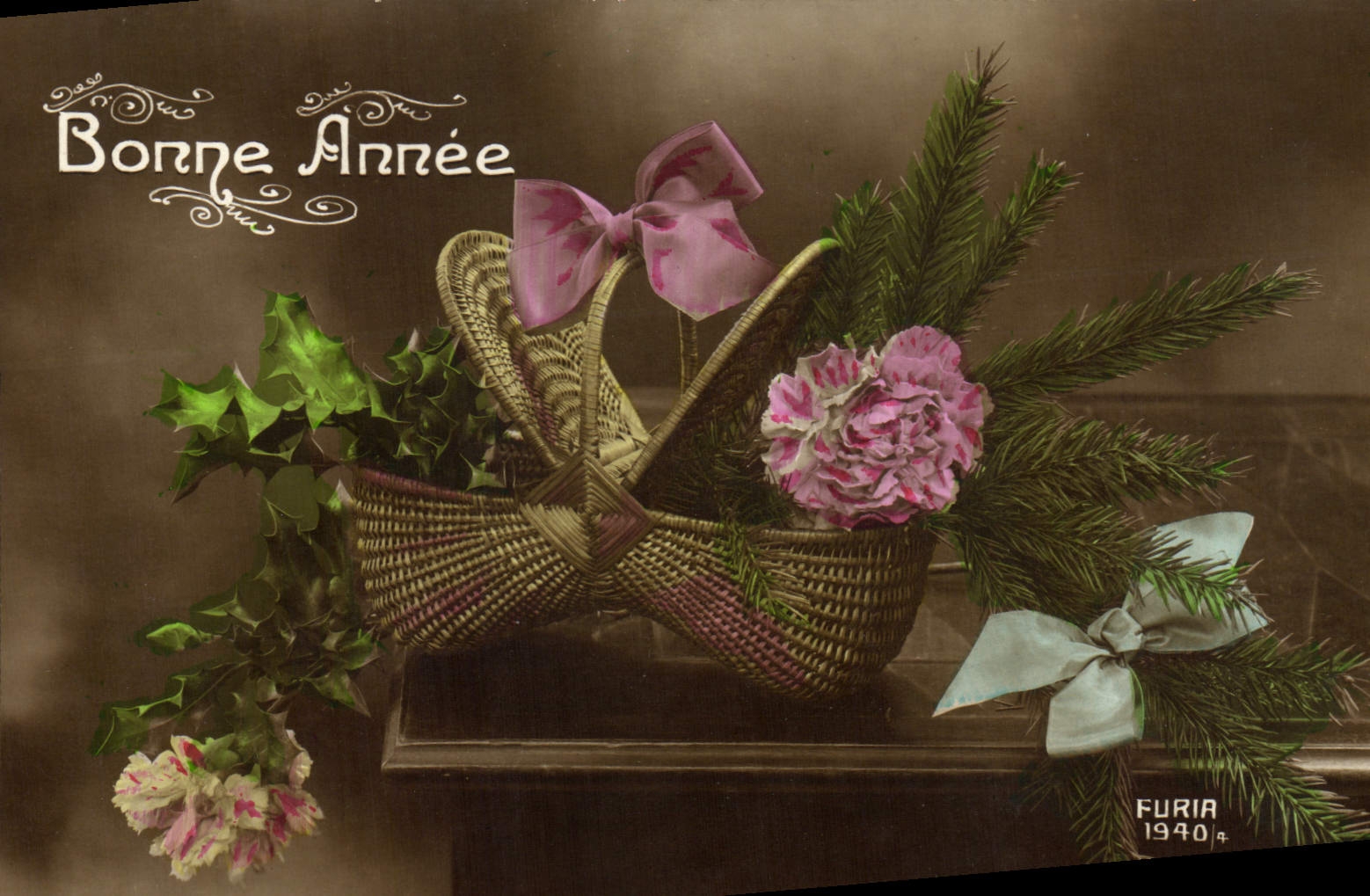 CPA Fantaisie Fleurs