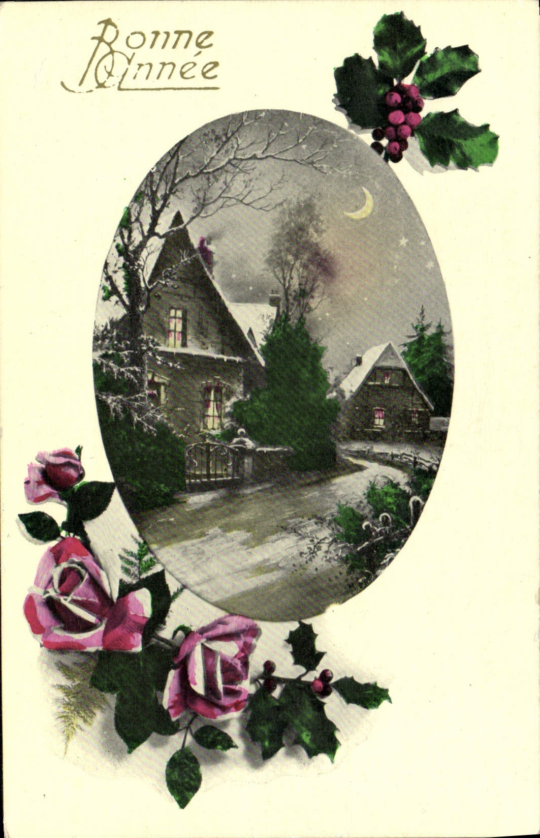 CPA Fantaisie Bonne annee