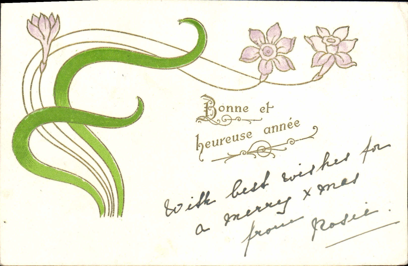 CPA Fantaisie Fleurs