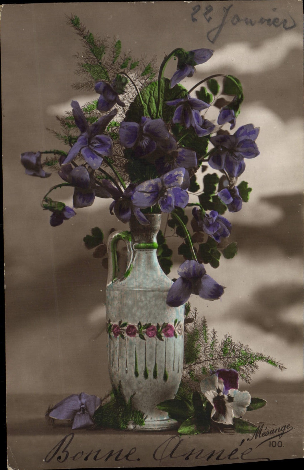 CPA Fantaisie Fleurs