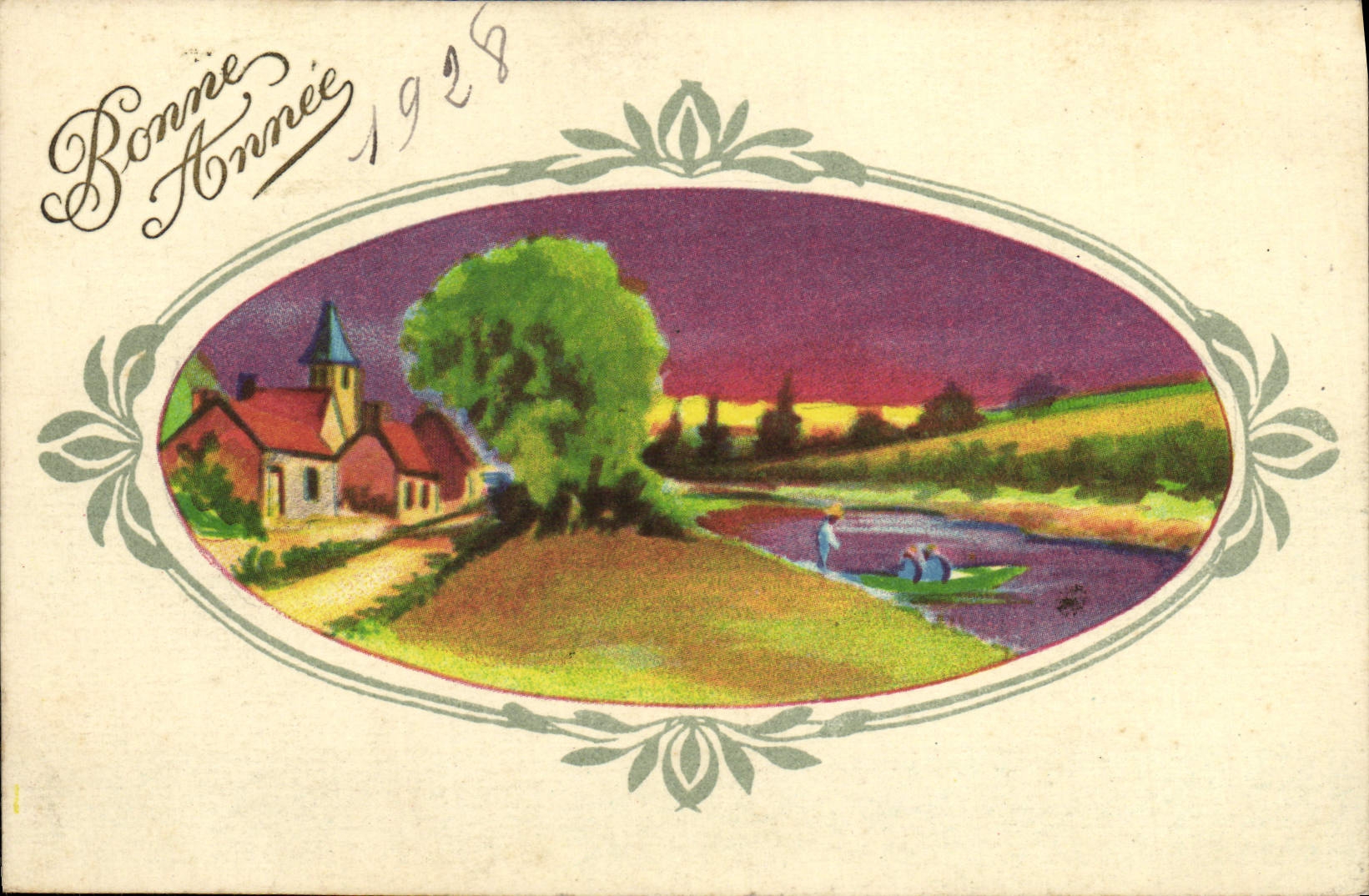 CPA Fantaisie Bonne annee