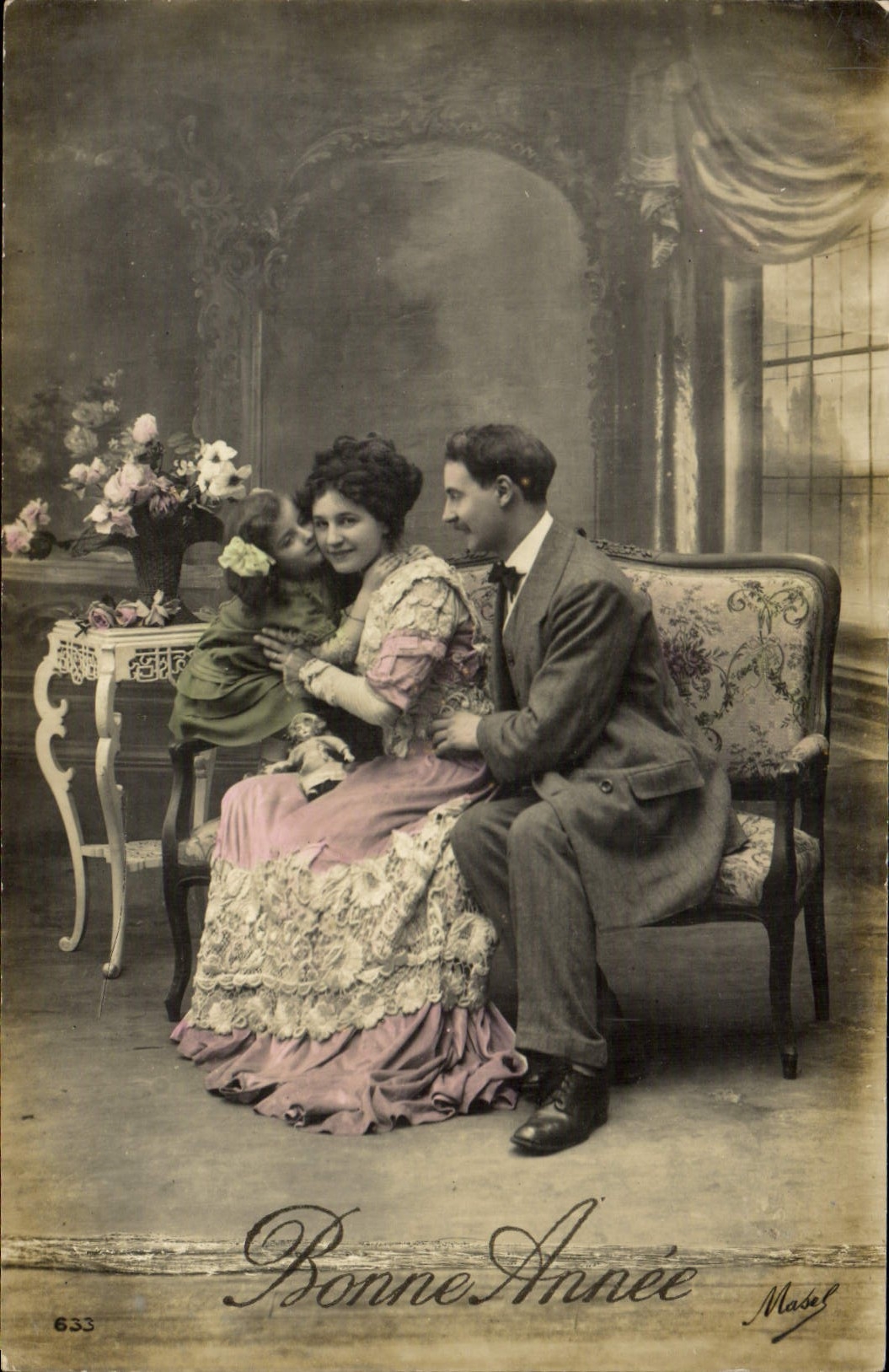 CPA Fantaisie Femme Enfant