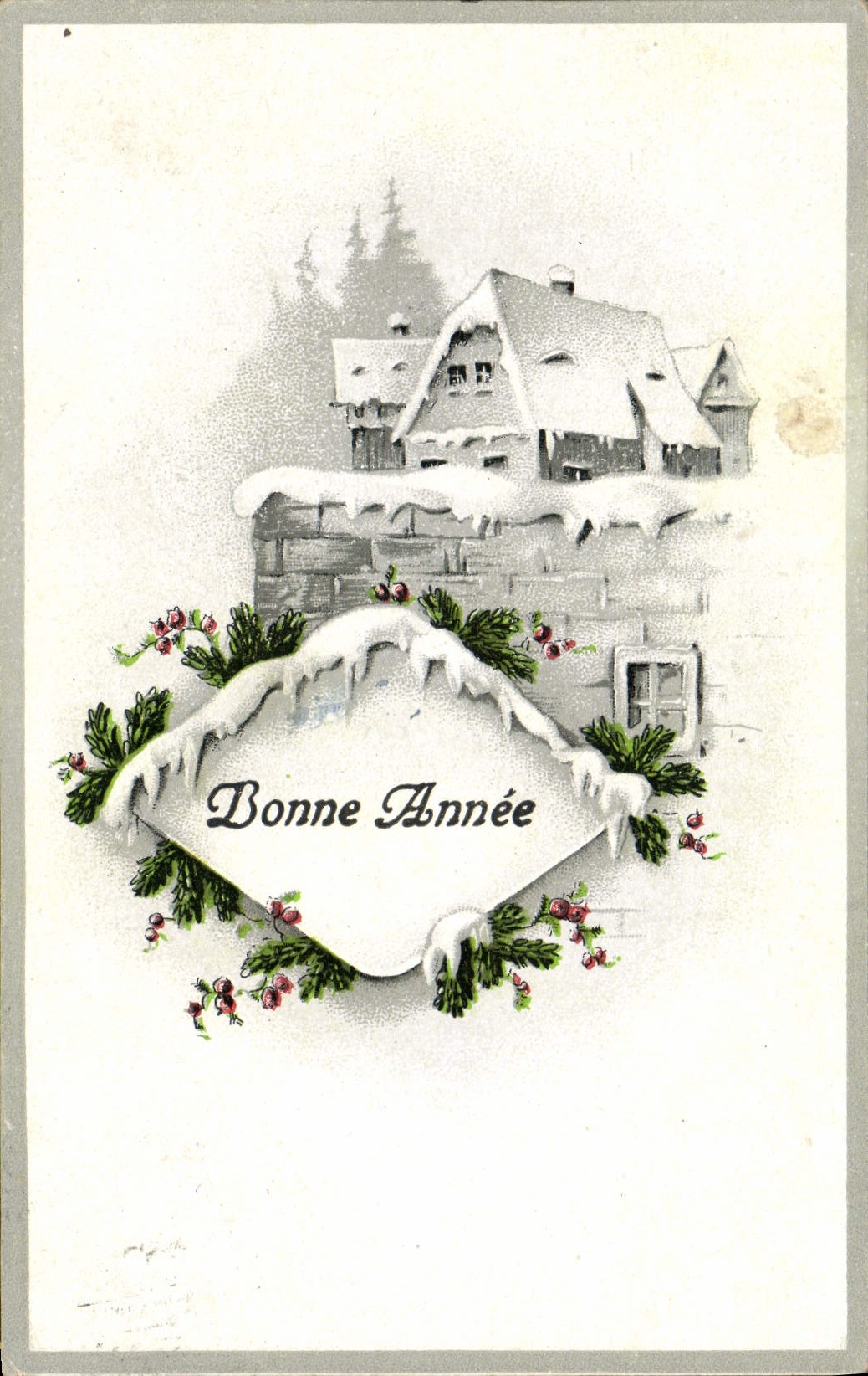 CPA Fantaisie Bonne annee