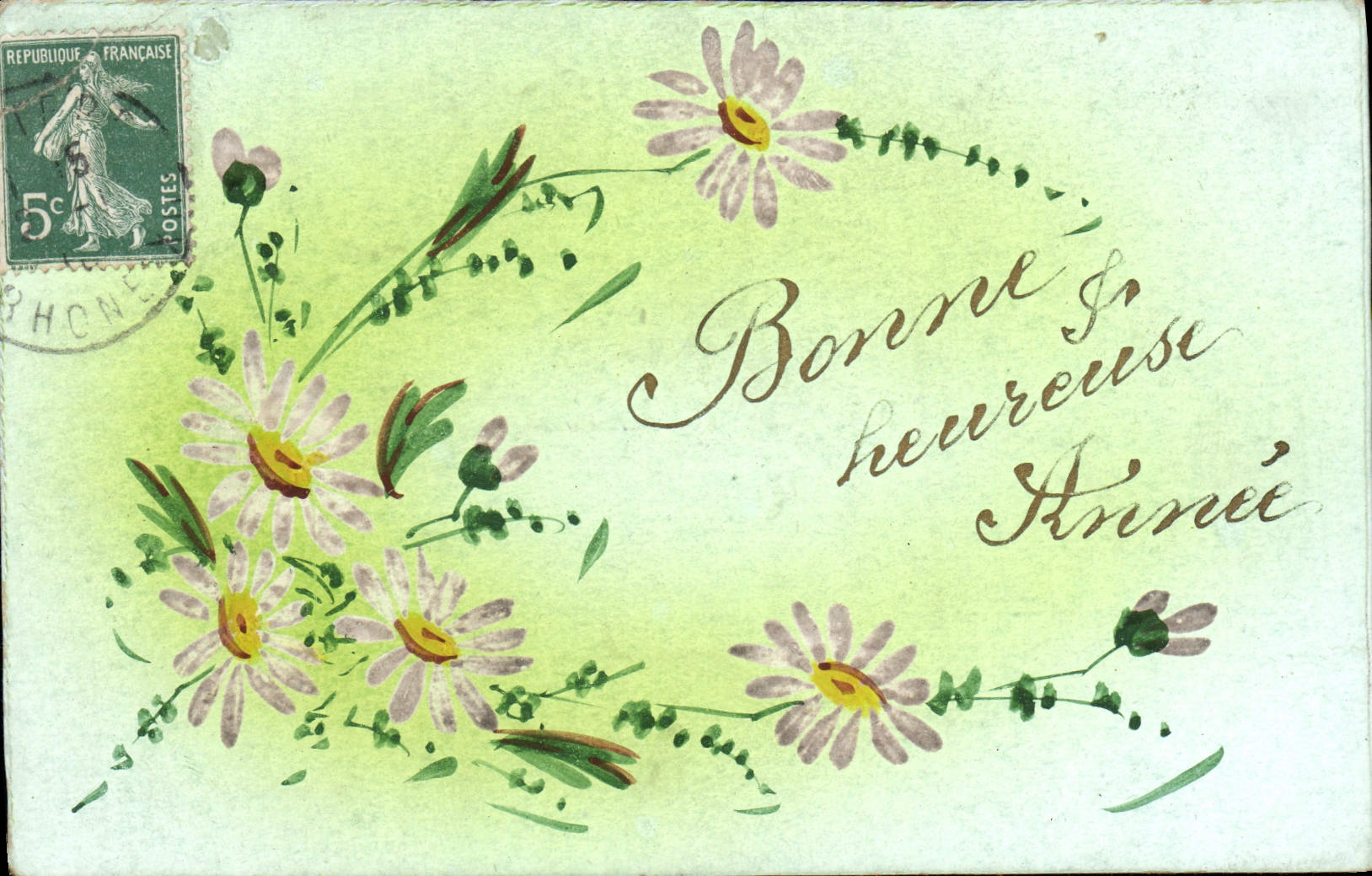 CPA Fantaisie Bonne annee