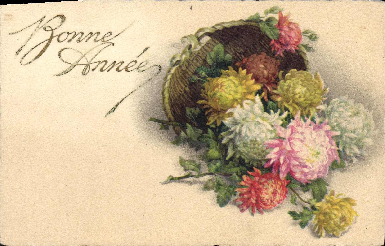 CPA Fantaisie Fleurs