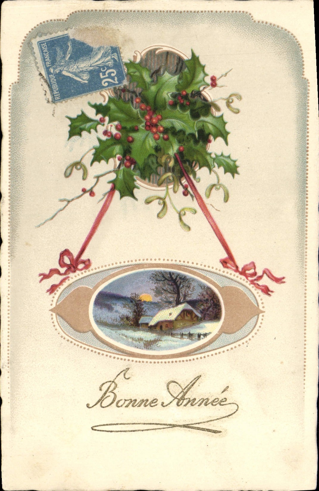 CPA Fantaisie Bonne annee