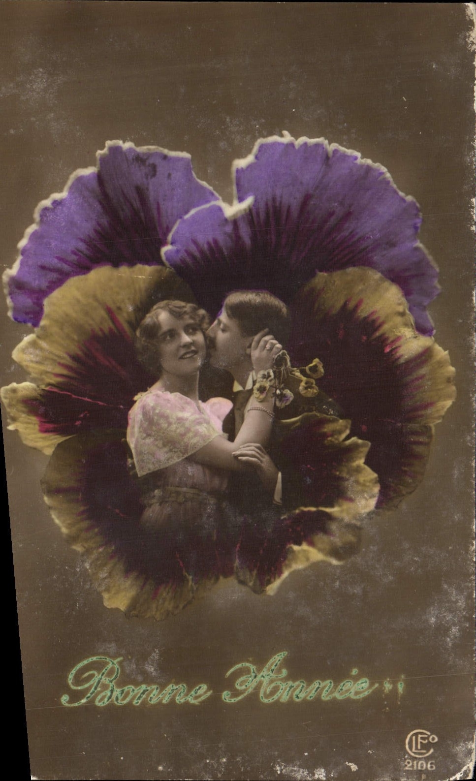 CPA Fantaisie Femme Fleurs