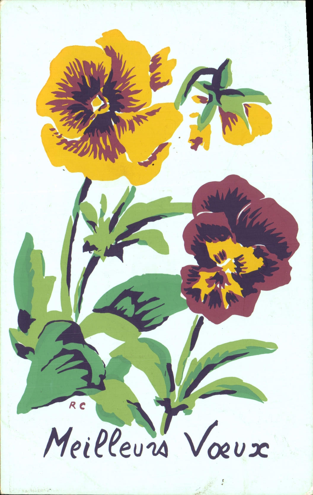 CPM Fantaisie Fleurs