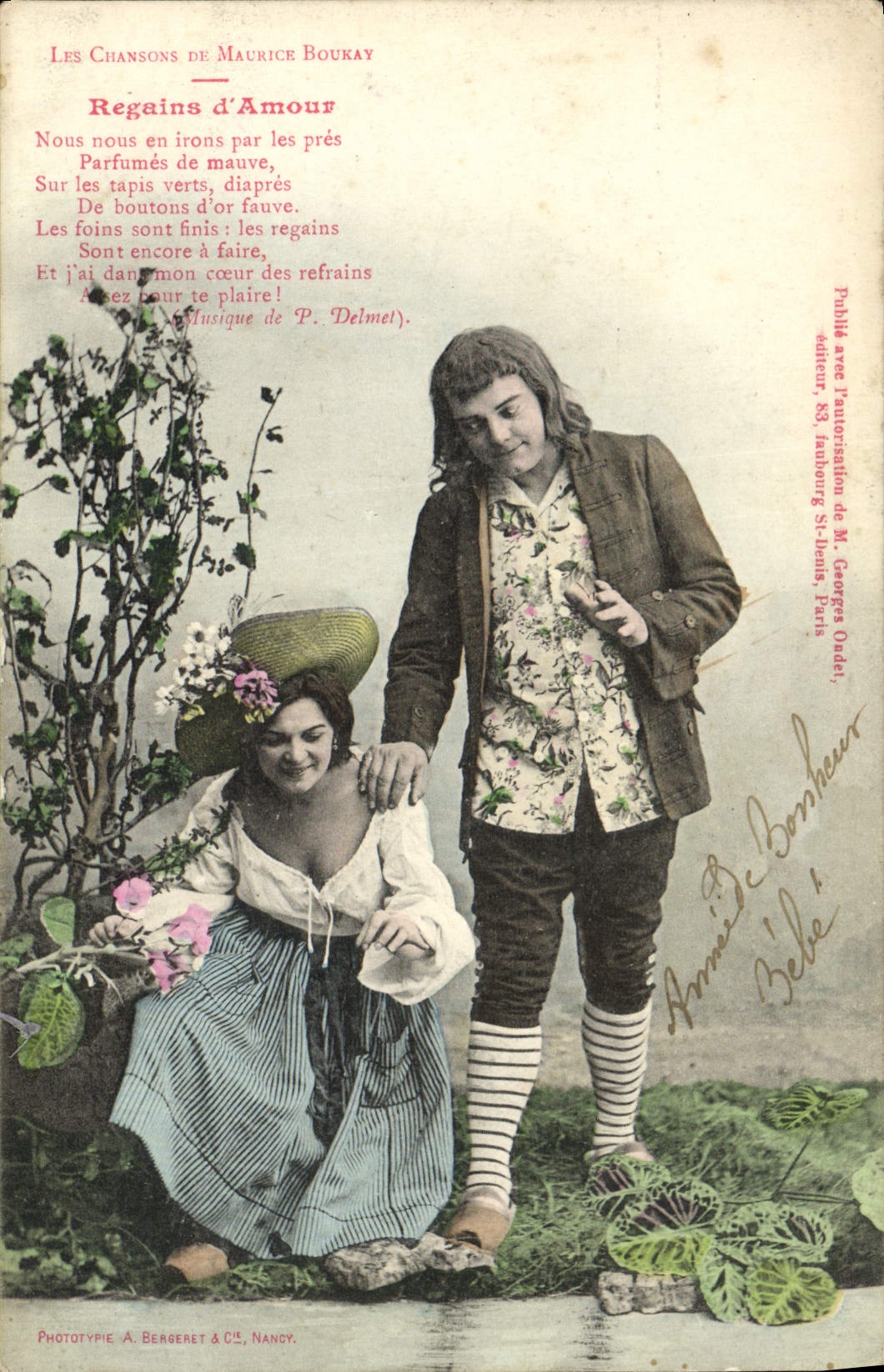 CPA Fantaisie Femme Regains d'amour