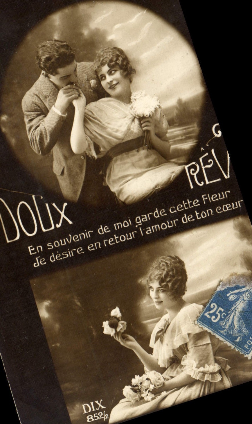 CPA Fantaisie Femme Doux Reve