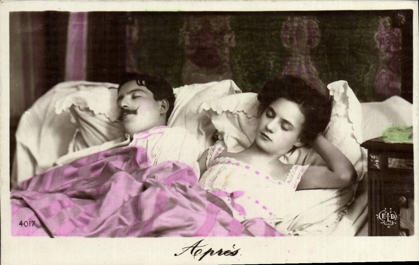 VINTAGE POSTCARD Fantasy Woman After