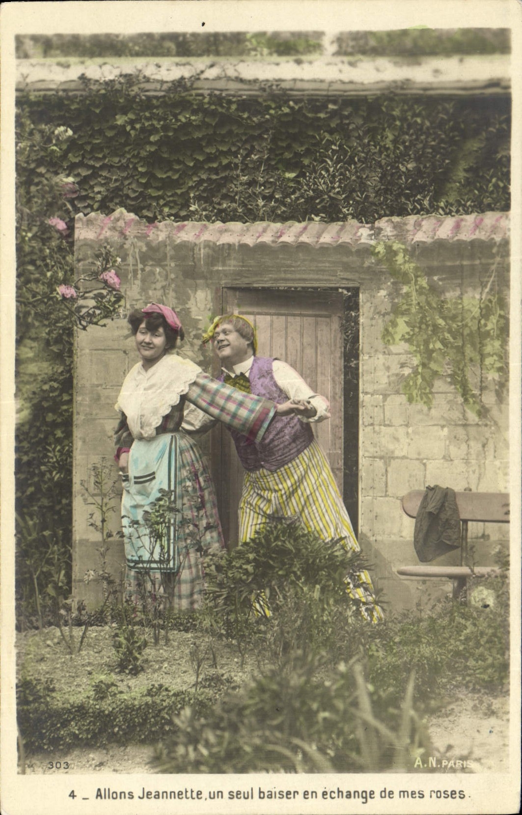 CPA Fantaisie Femme Jeannette