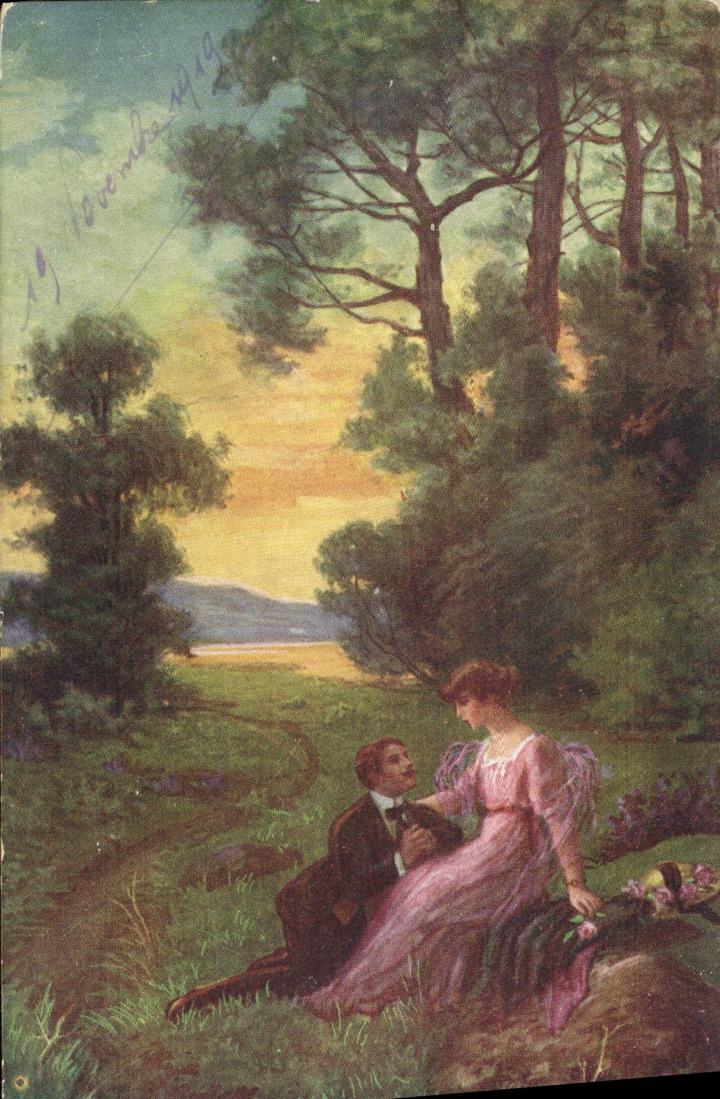 CPA Fantaisie Femme Renault L'heure exquise