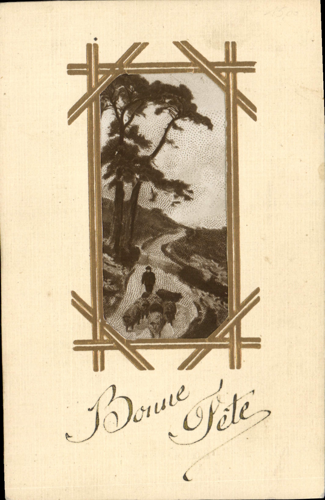 VINTAGE POSTCARD Good Fantaisie celebrates Moutons