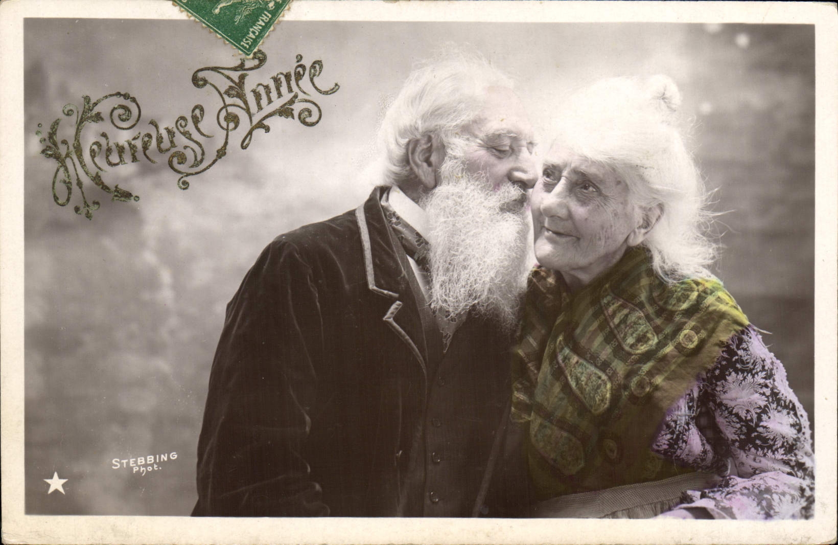 CPA Fantaisie Femme Grand Mere Grand Pere