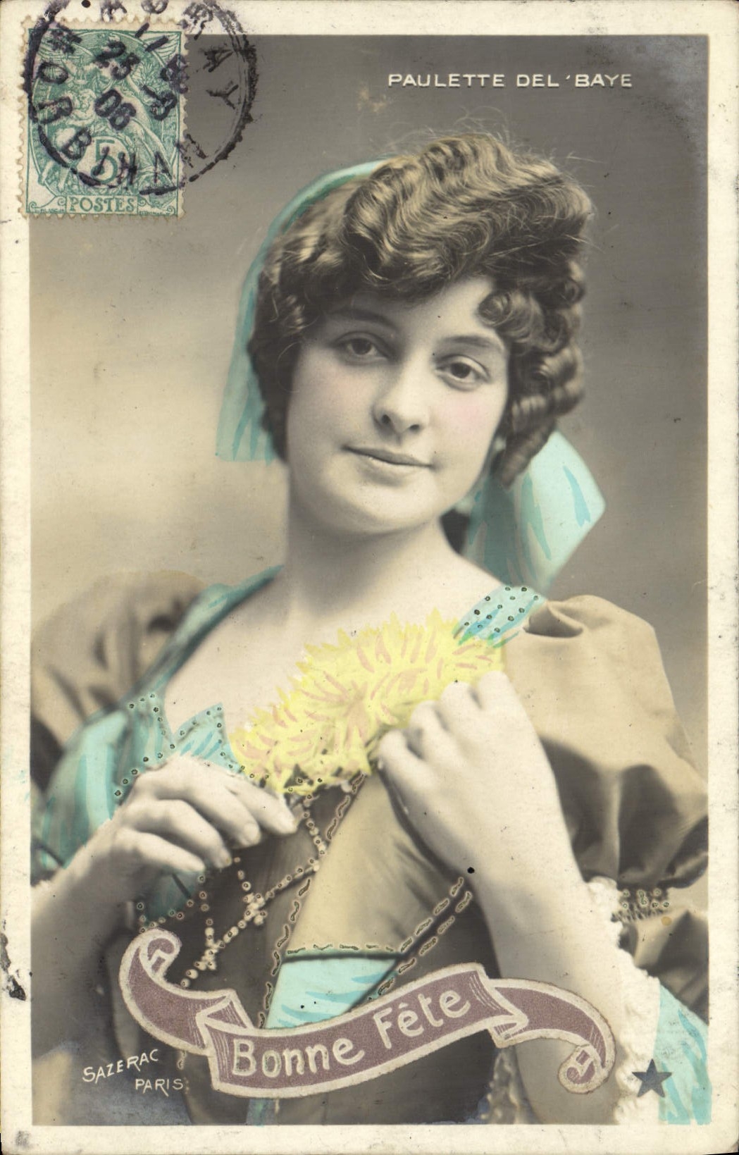 CPA Fantaisie Femme paulette Del Baye 