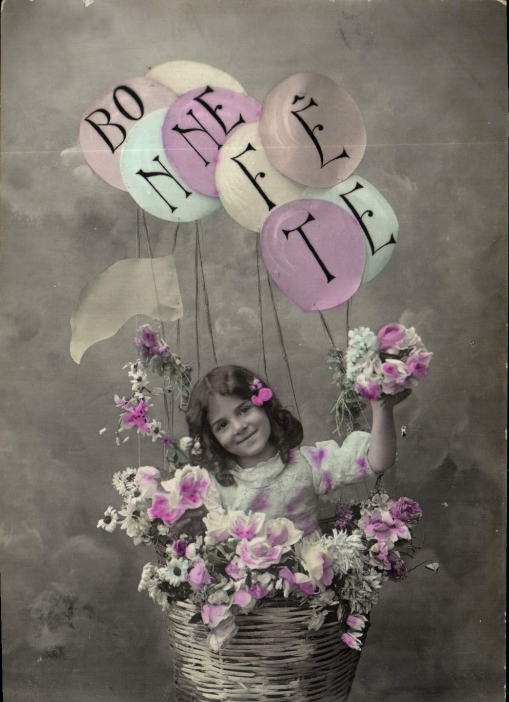 CPA Fantaisie enfant Ballon 