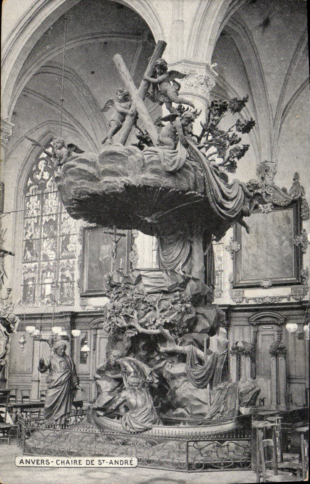 CPA Anvers Chaire De St Andre