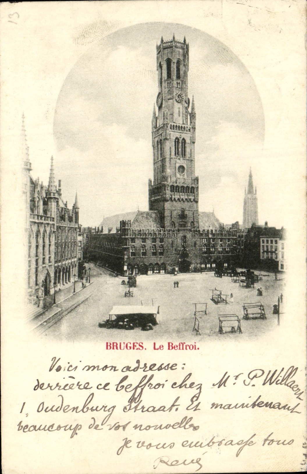 CPA Bruges Le Beffroi