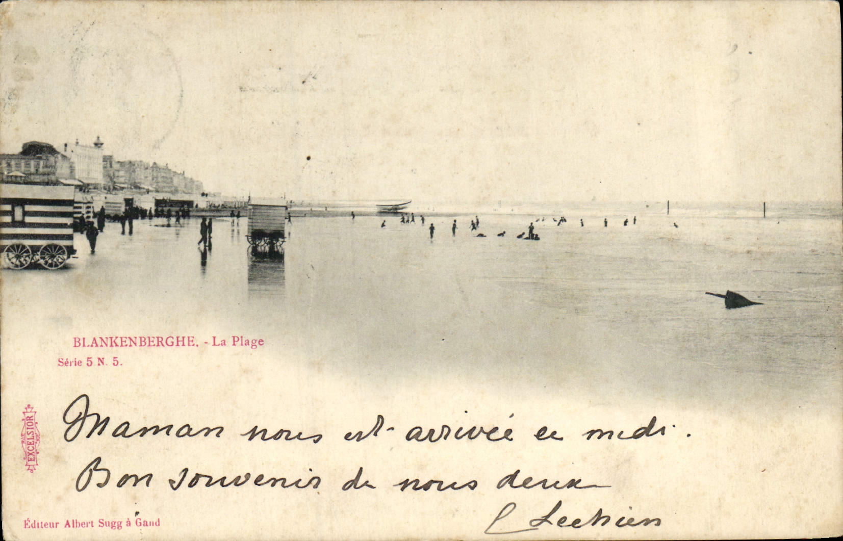 CPA Blankenberghe La Plage