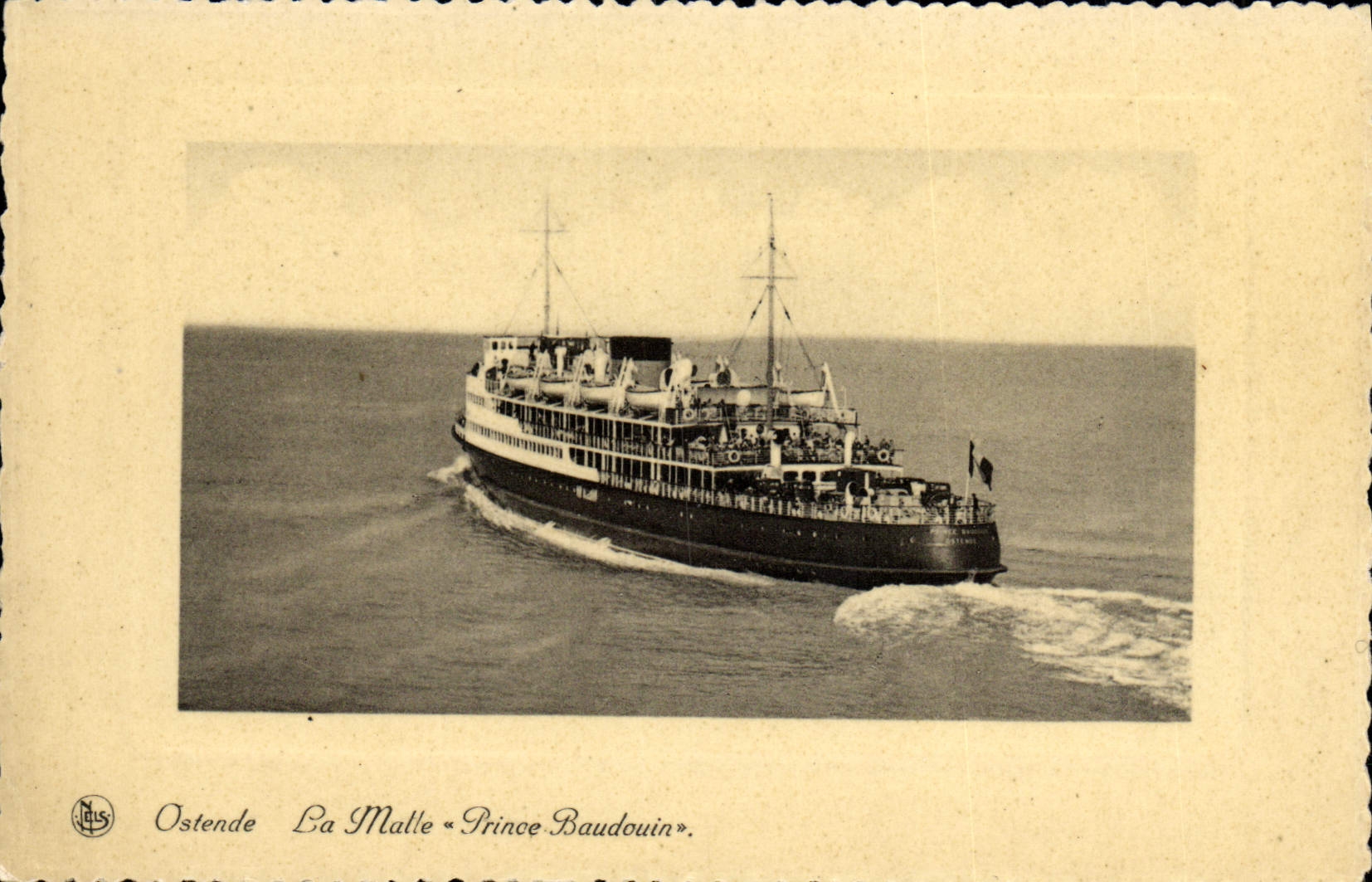 CPA Ostende La Malle Prince Baudouin Bateau