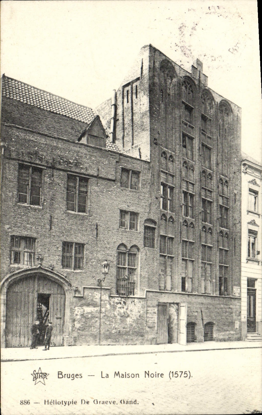 CPA Bruges La Maison Noire