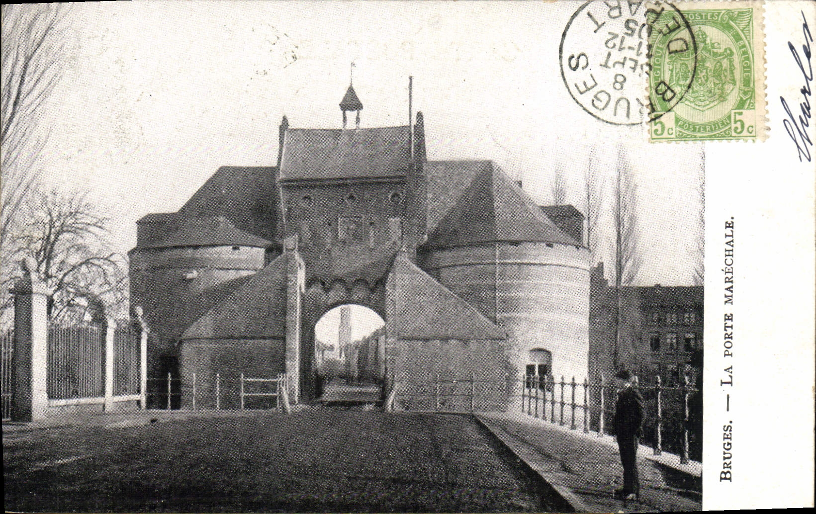POSTAL Brujas de la VENDIMIA la esposa del mariscal de la puerta