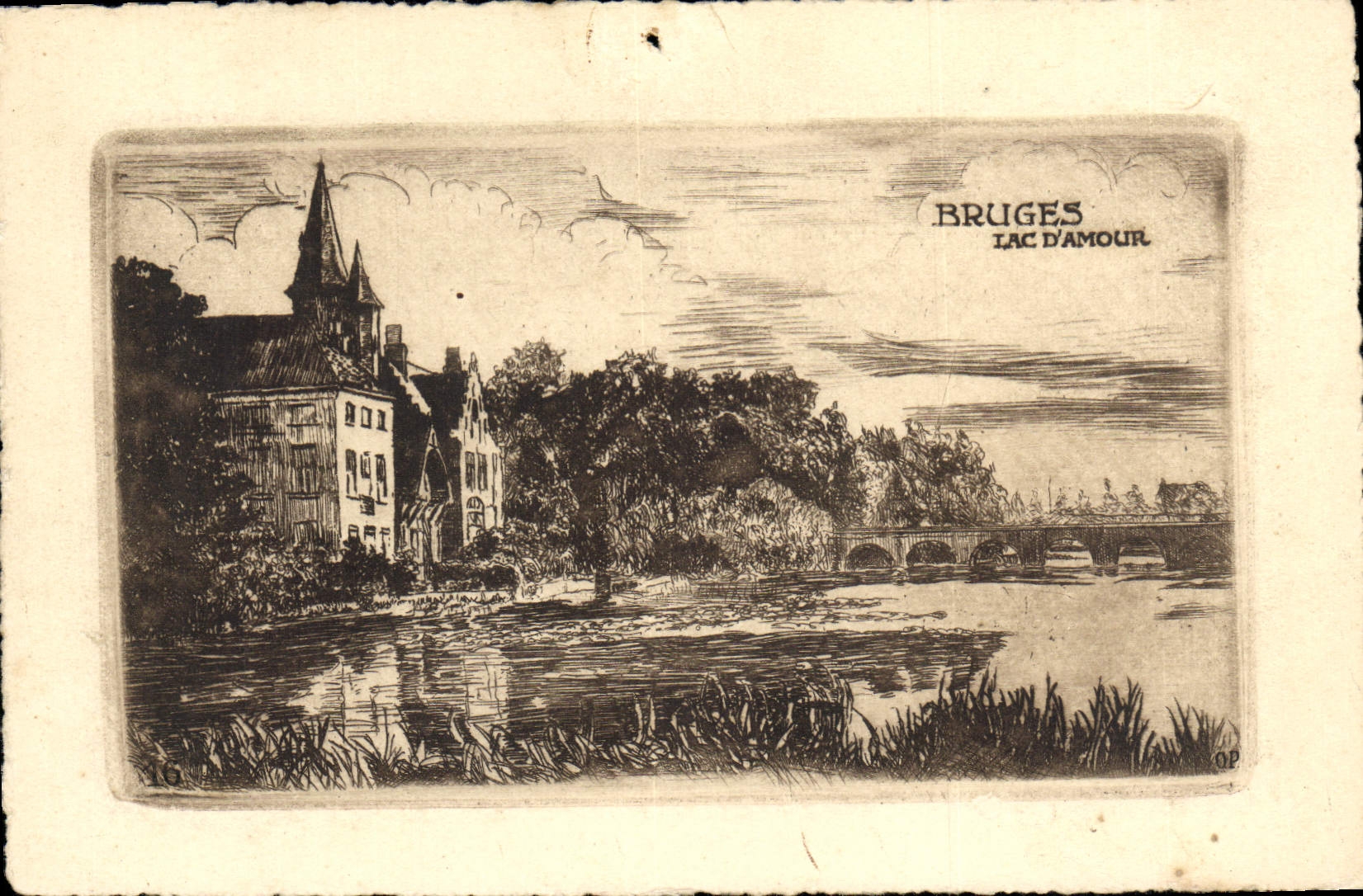 CPA Bruges Lac D'Amour
