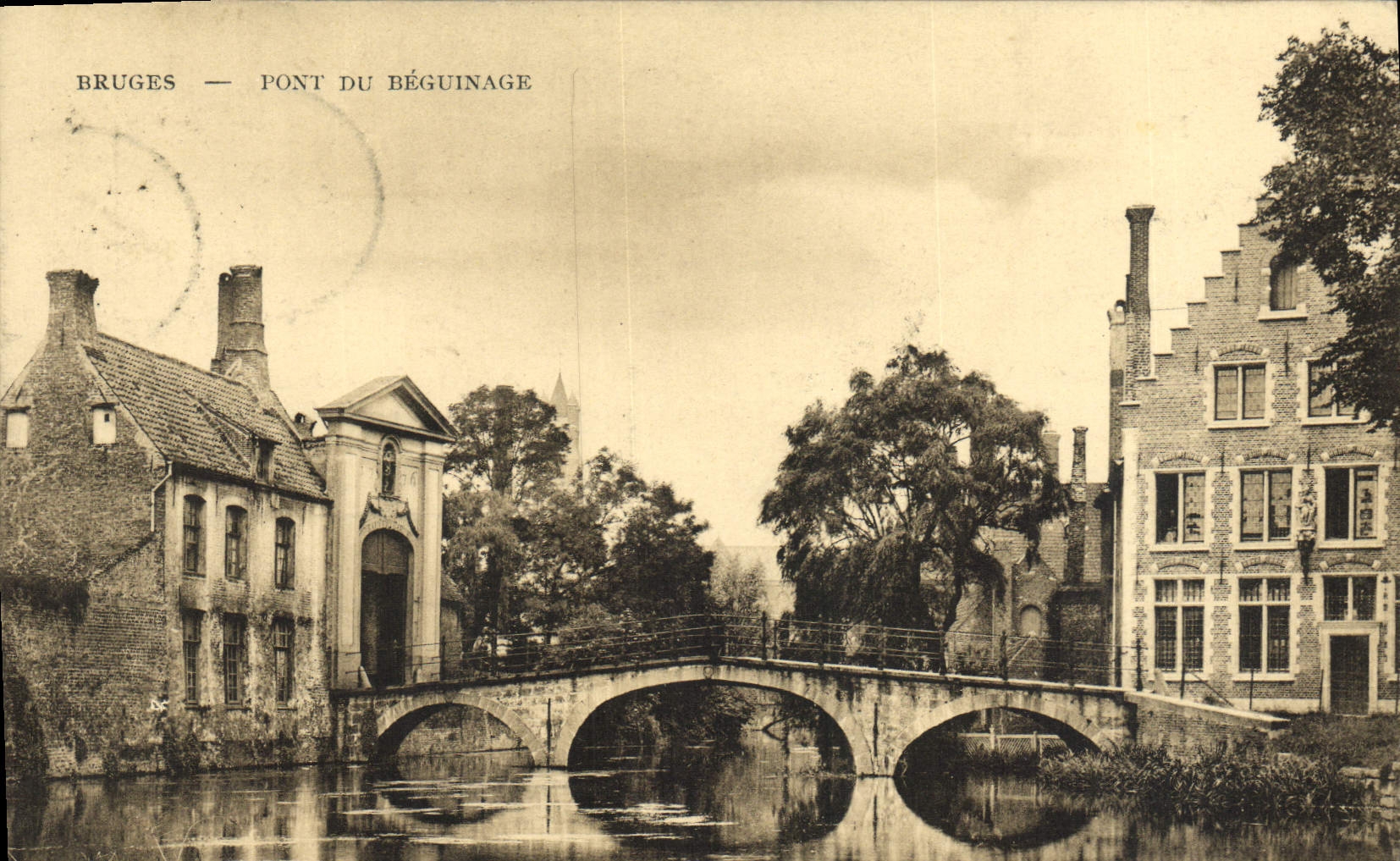 CPA Bruges Pont du Beguinage