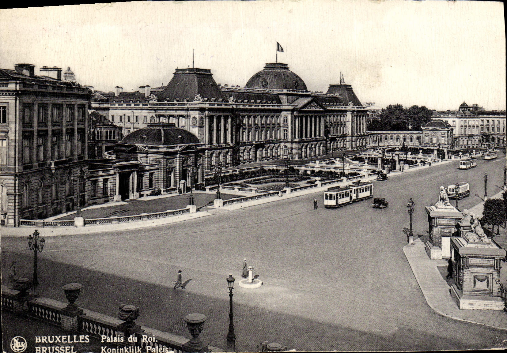 POSTAL MODERNA paladar de Bruselas del rey