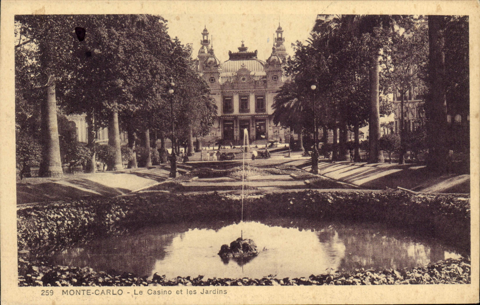 CPA Monaco Monte Carlo le casino et les jardins