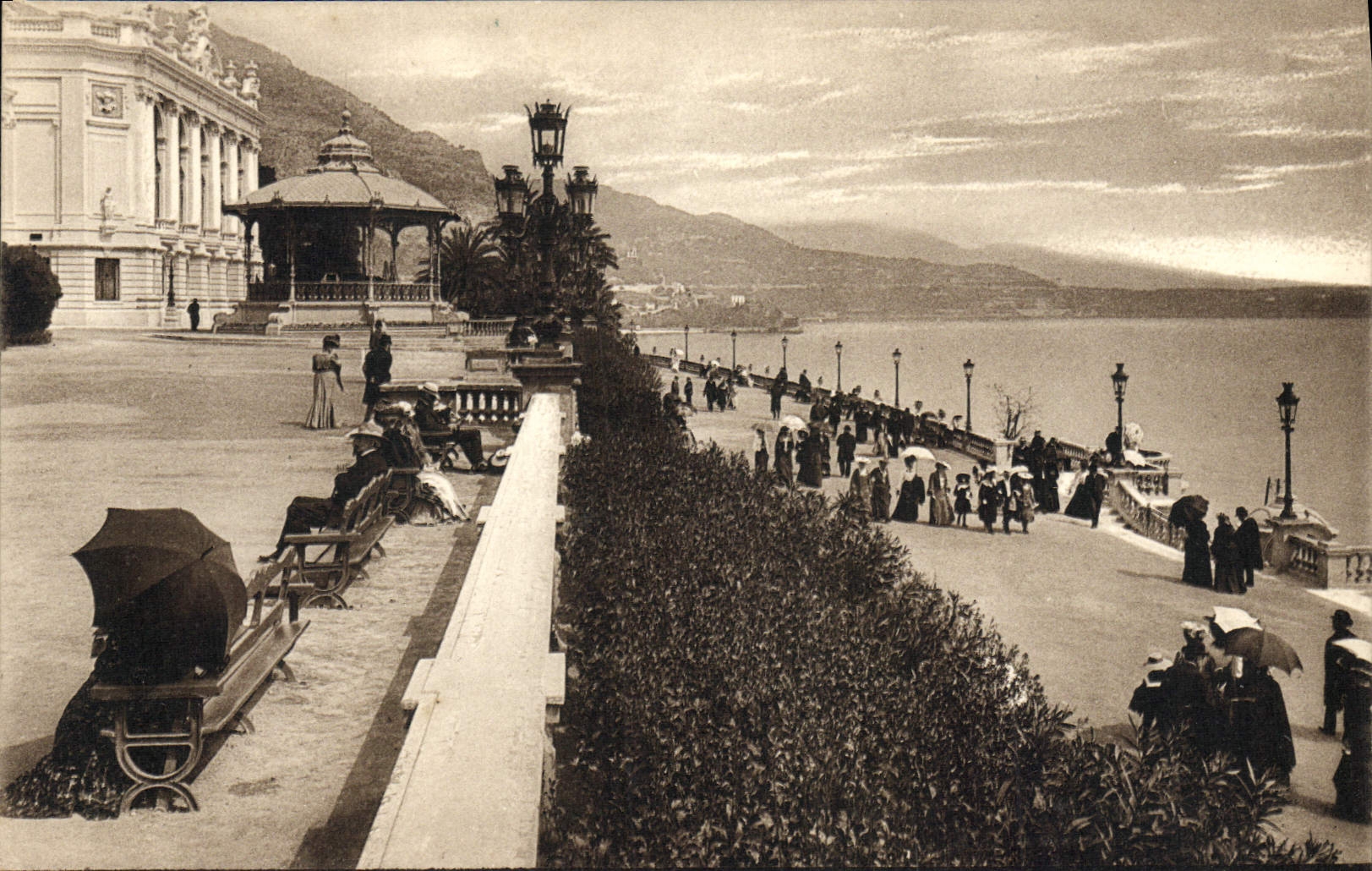 CPA Monte Carlo Vue sur les Terrasses