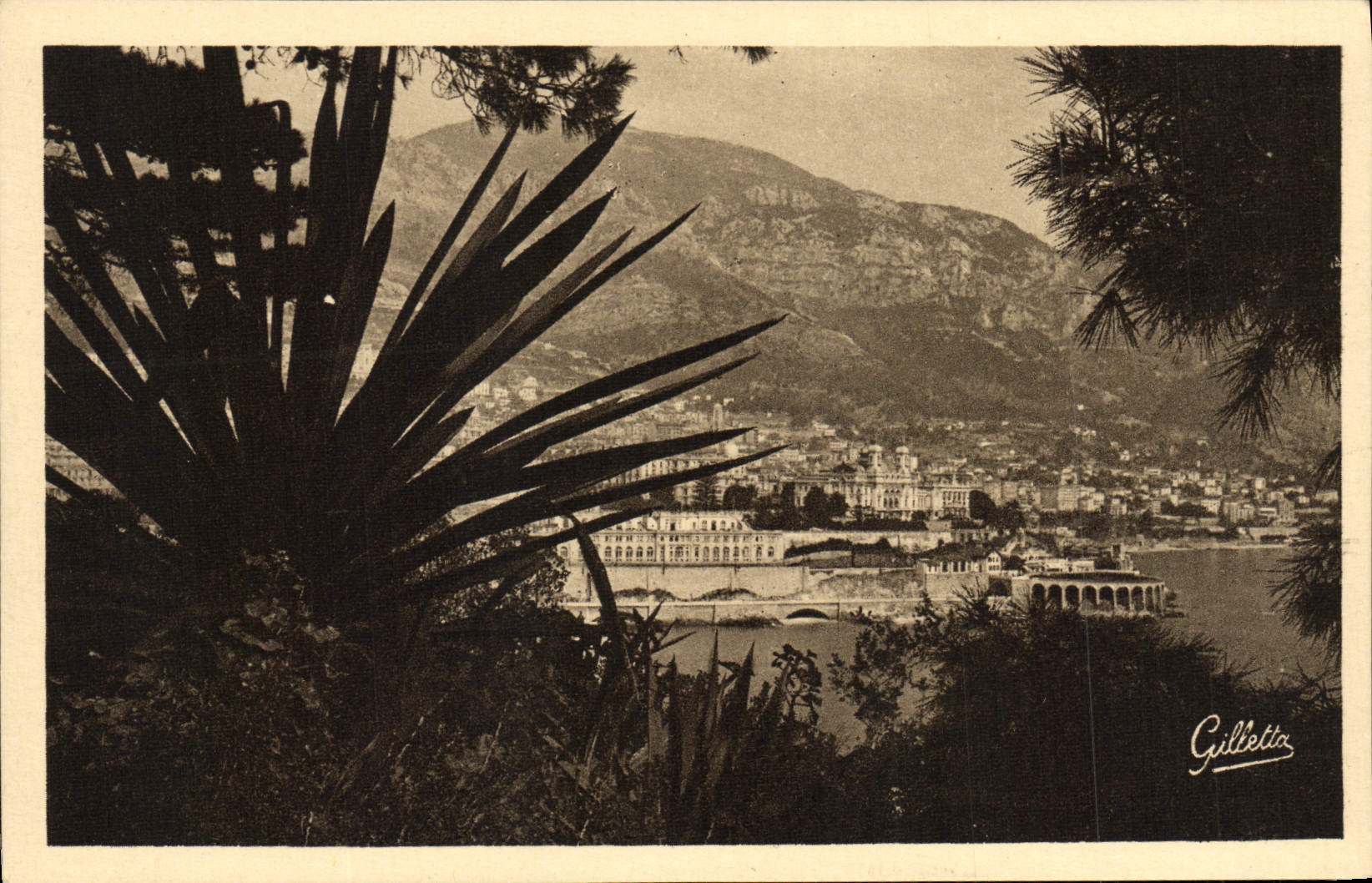 CPA Monte Carlo Entre les Arbres