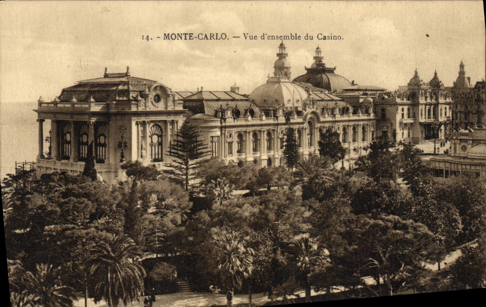 CPA Monte Carlo Vue d'ensemble du Casino