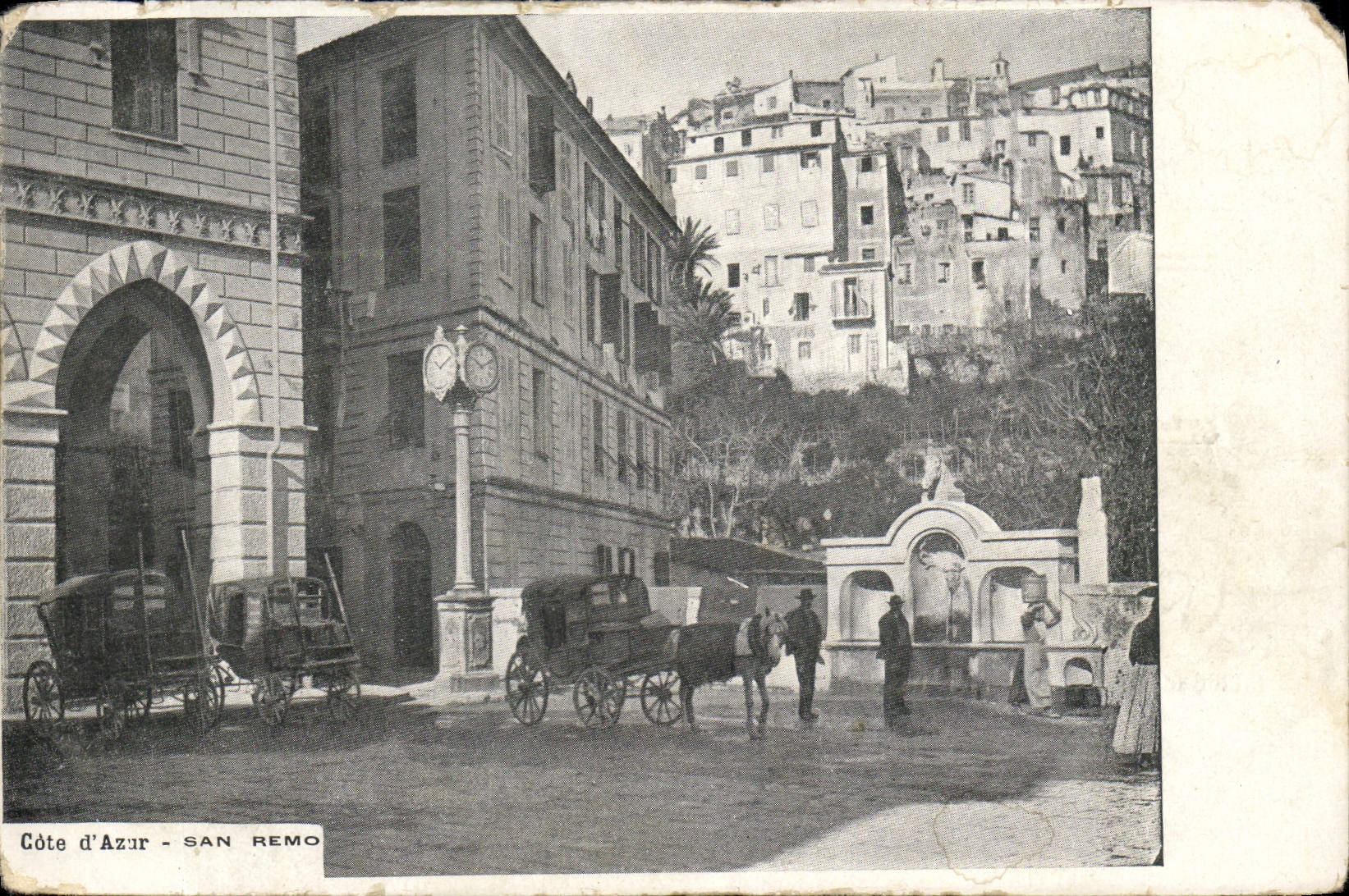 Lugares populares de Coordonnerie de los niños de San Remo Publicite Nantes de la POSTAL de la VENDIMIA del intercambio de Nantes