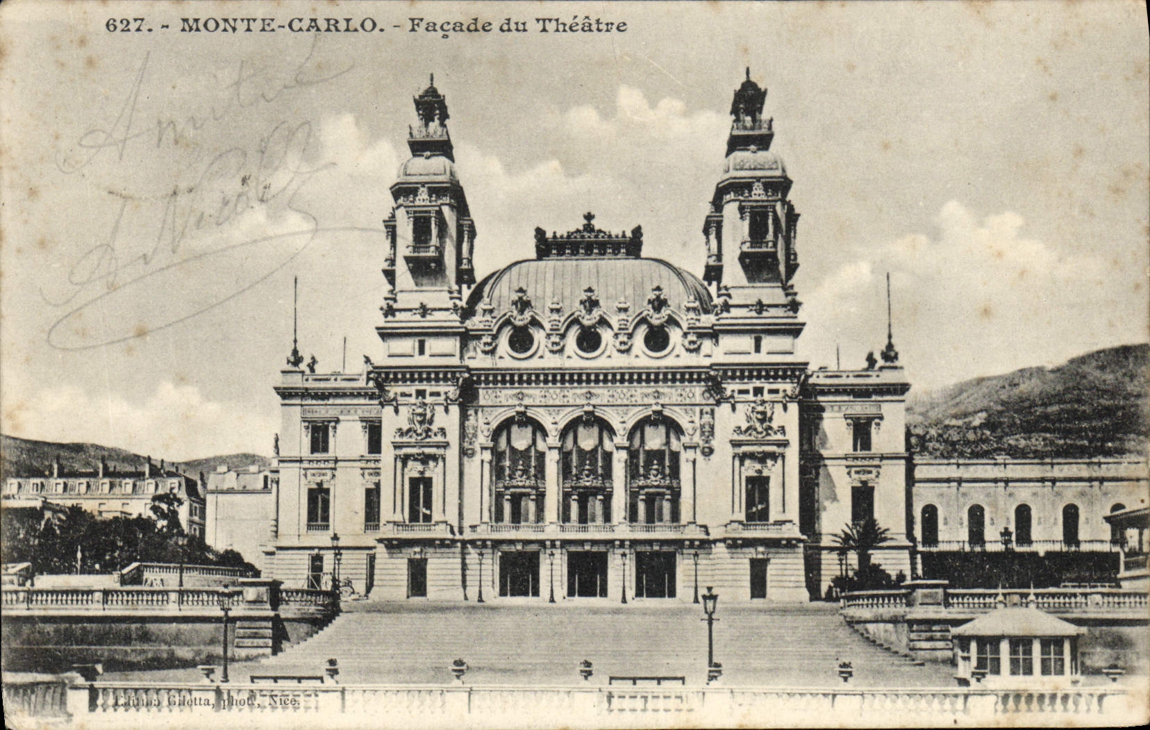 CPA Monte Carlo Facade du Theatre