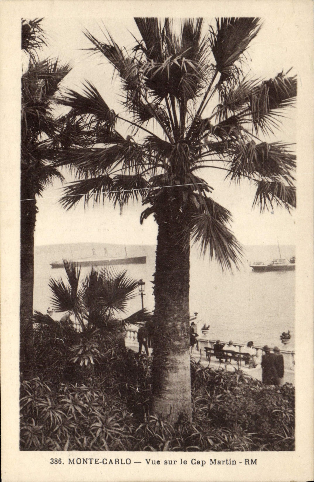 CPA Monte Carlo Vue Sur le Cap Martin