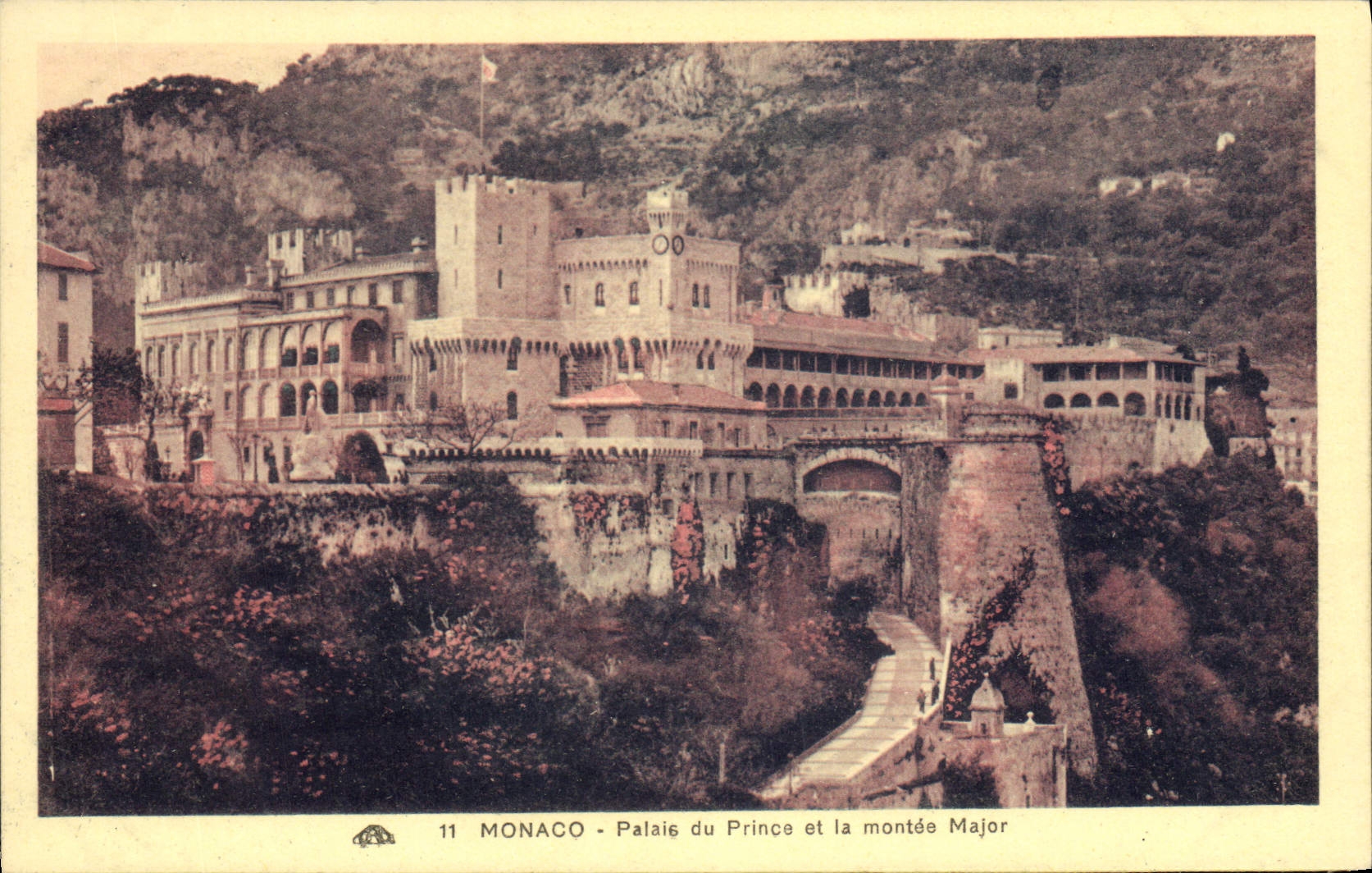CPA Monte Carlo Palais du Prince et la Montee Major