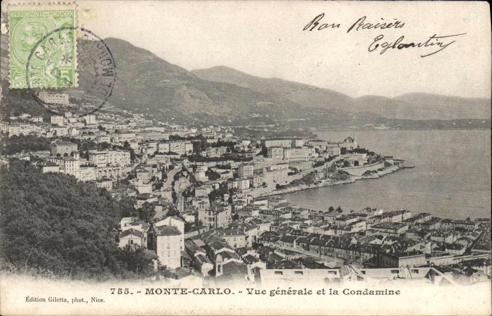 CPA Monte Carlo Vue Generale et la Condamine