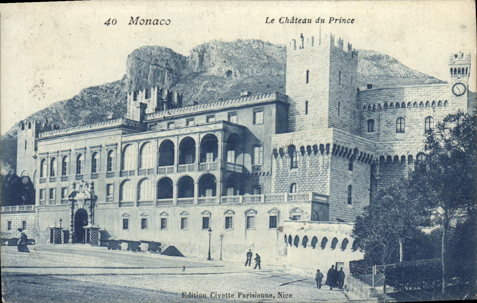 CPA Monaco Le Chateau du Prince