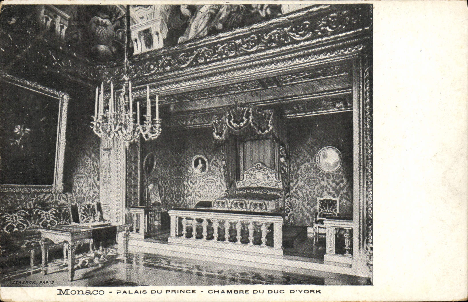 CPA Monaco Palais Du Prince Chambre Du Duc d'York